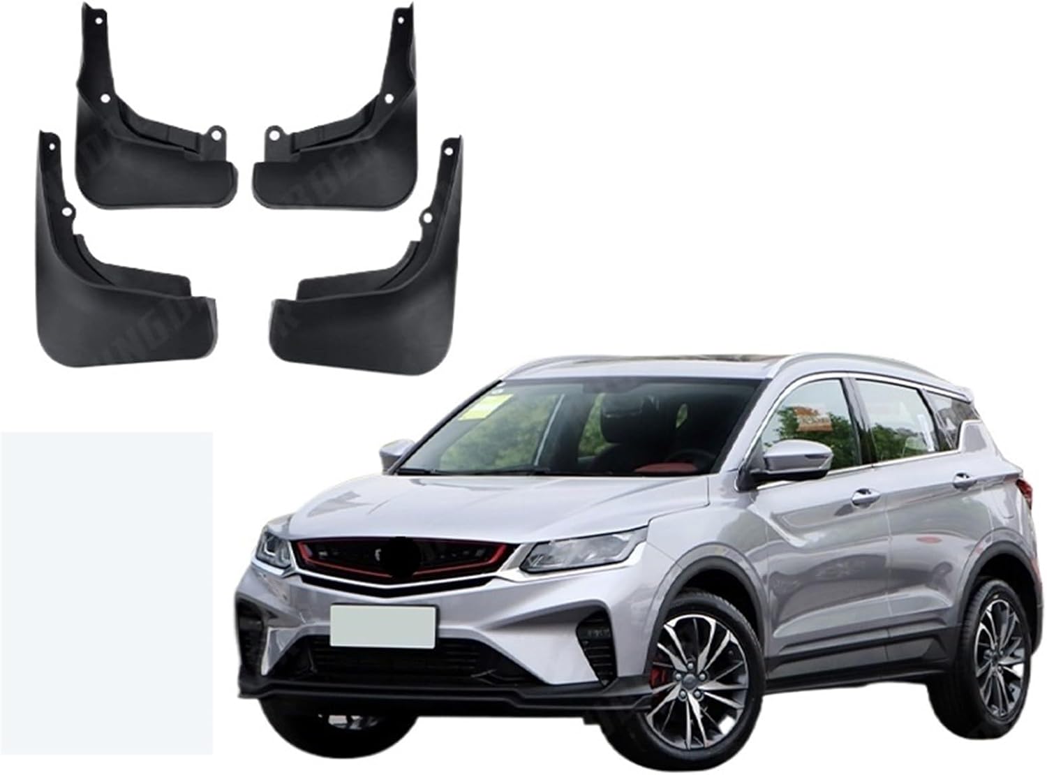 Car Mudguard Compatible with Geely Coolray 2018 2019 2020 Mudguards Mud Flaps Splash Guards Fender Mudflaps Accessories(Basic)