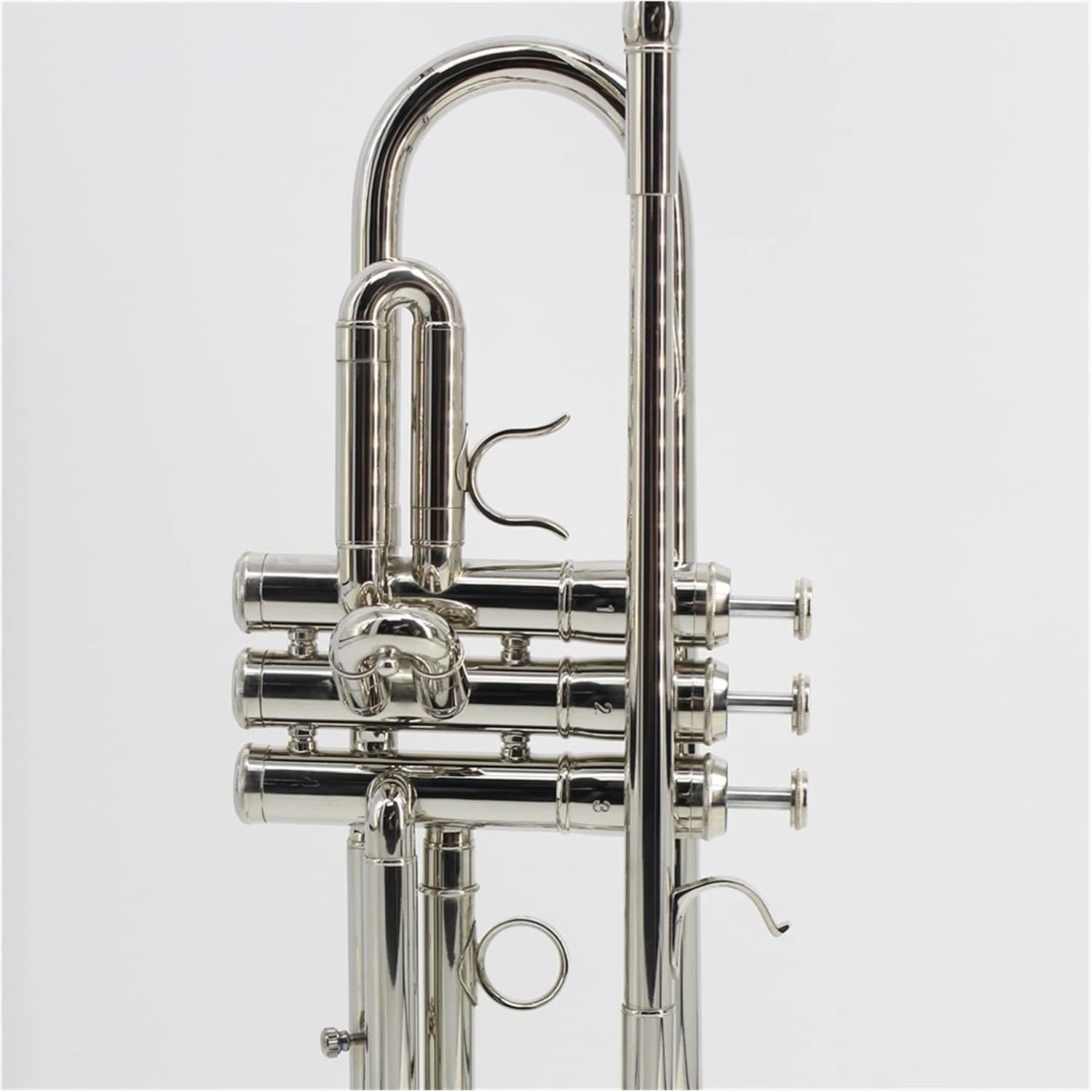 KESHUO Quality Gold Lacquer Trumpet Bb Flat Brass Wind Instruments with Case Gloves Mouthpiece Trumpets