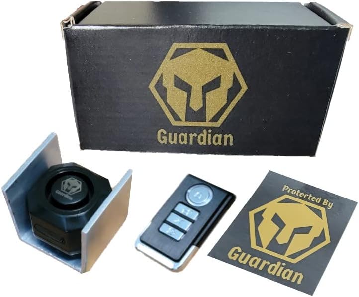 Guardian Golf Cart Alarm with Wireless Installation, Magnet Install. Anti Theft Alarm Secures to Golf Cart Detects and Deters Theft.