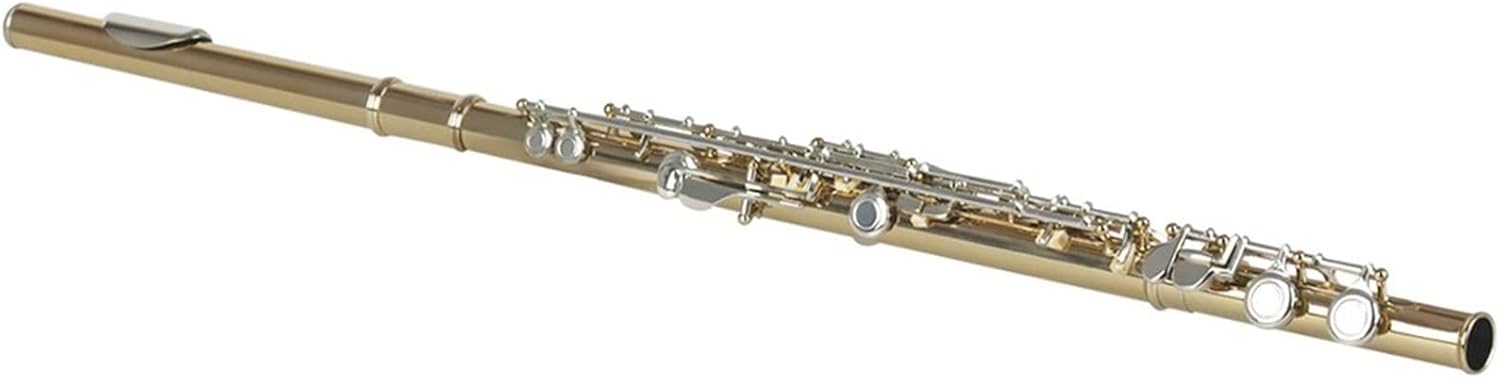 Flute Musical Instrument 16 Hole Flute Golden Silver Key Flute with Storage Box Accessories Professional Woodwind Musical Instrument Starter Flute