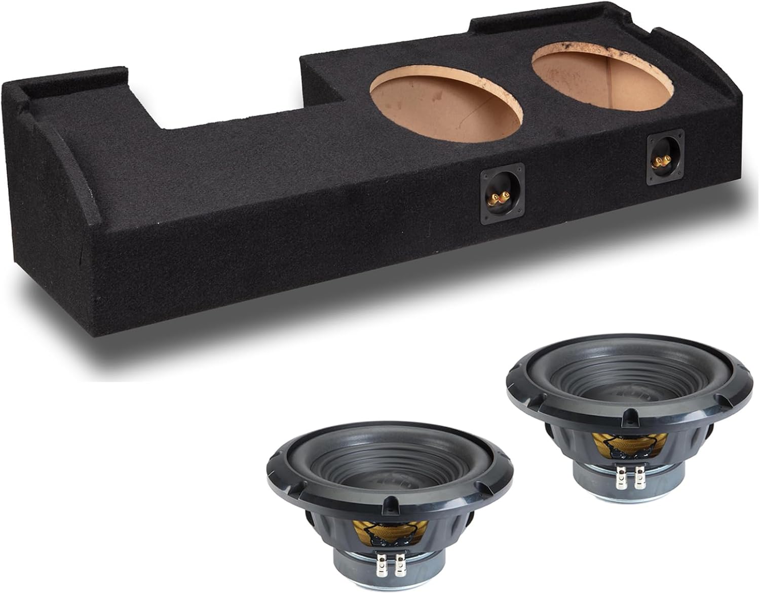 Alpine Compatible with 2001-2003 Ford F-150 Crew Cab Sealed Dual 10