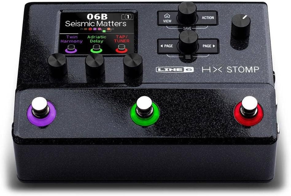 Line 6 HX Stomp Multi Effects Processor, Black