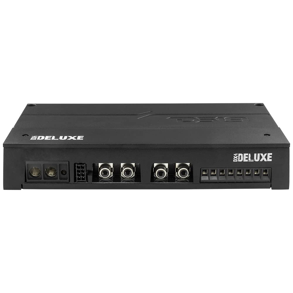DS18 DX4 Deluxe Compact Full-Range Class D Advance Technology 4-Channel Amplifier 3000 Watts - Powerful and Compact Amp for Speakers in Your Motorcycle or Car Sound System