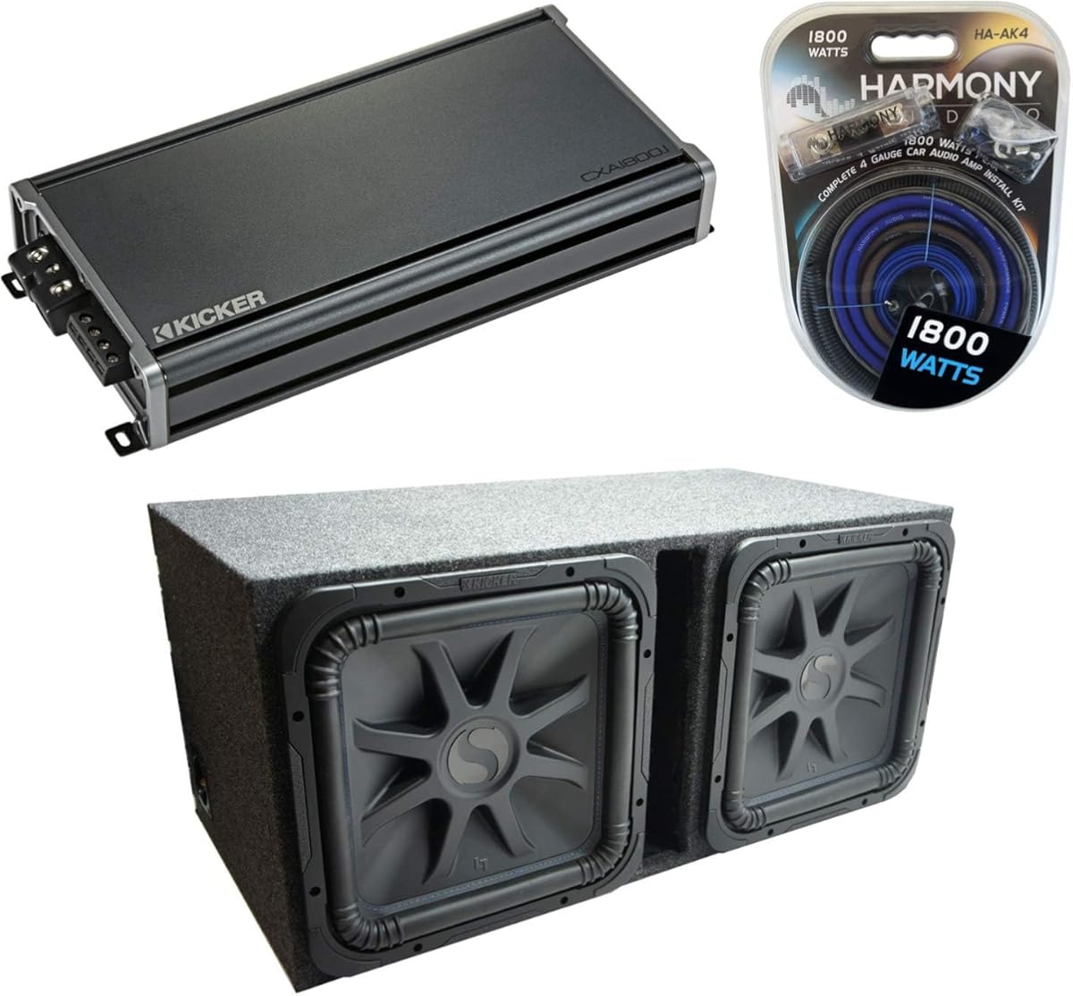 American Sound Connection Kicker 44L7S154 Square L7 Solo-Baric 15