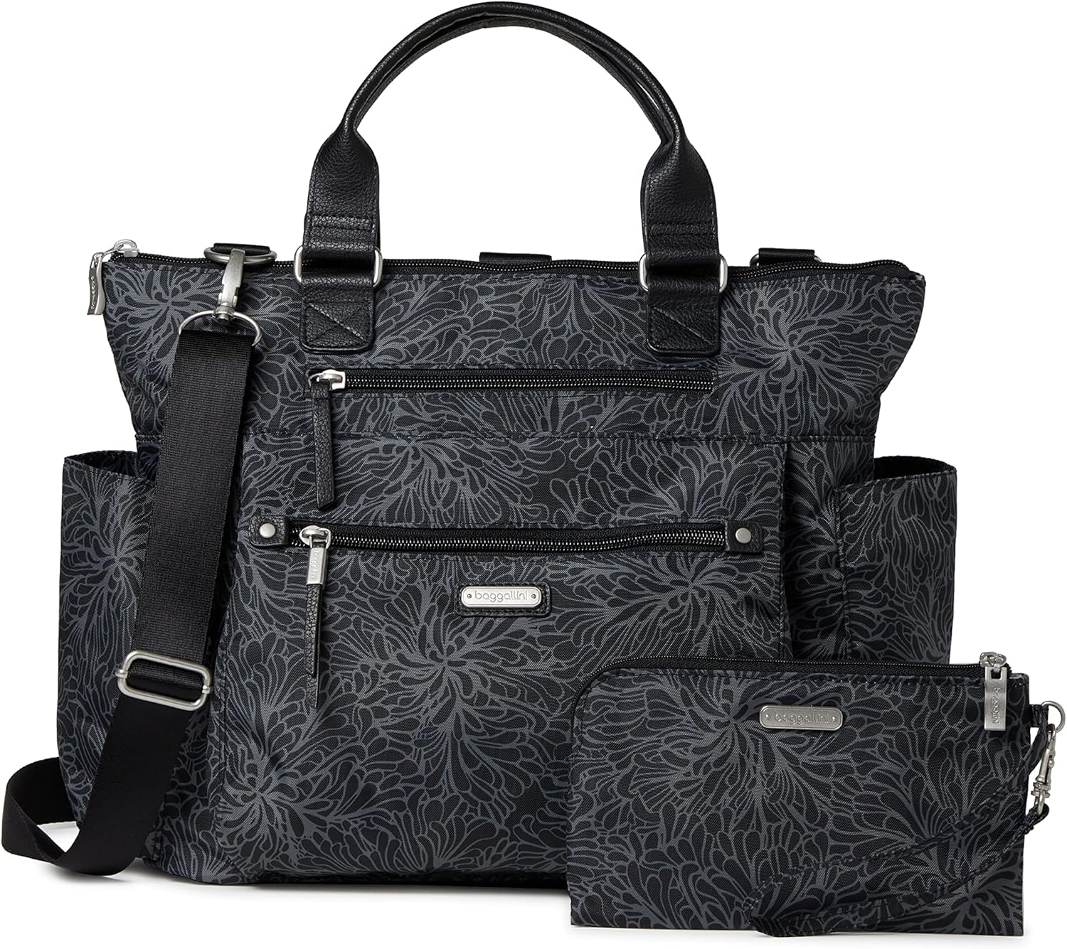 Baggallini 3-in-1 Convertible Backpack Tote Handbag - 15x12