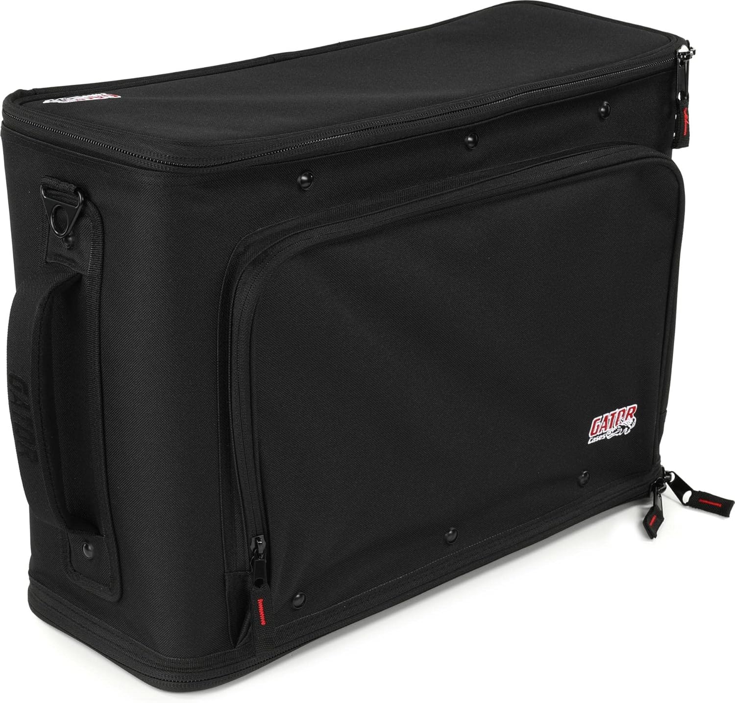 Gator Cases Lightweight Rack Bag with Removable Shoulder Strap Stage and Studio Equipment Case (GR-RACKBAG-3U)