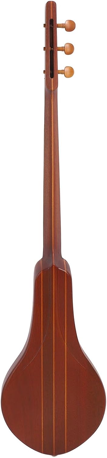 Fockety Dulcimer Guitar, 3 String Spruce and Mahogany, Portable with Storage Bag, Professional for Practice, Stage and Recording