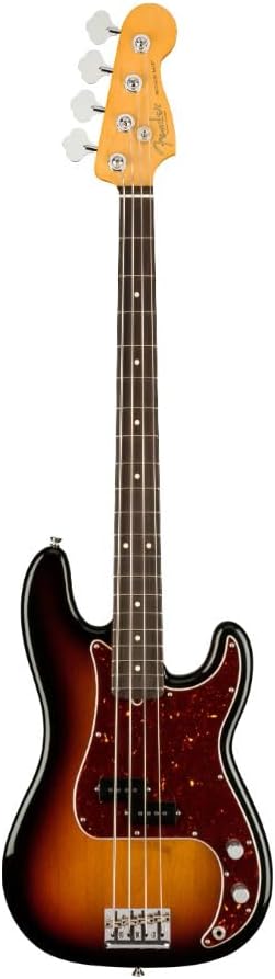 Fender American Professional II Precision Bass, 3-Color Sunburst, Rosewood Fingerboard