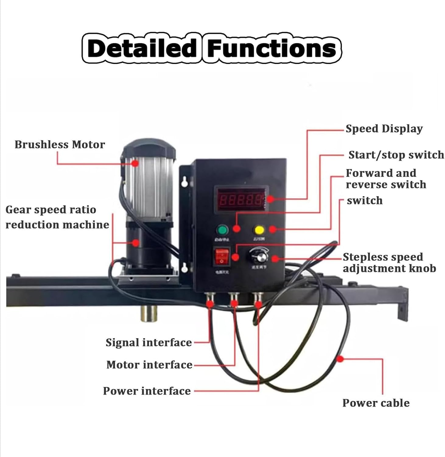 IBC Agitator, 980W Electric Tank Mixer Machine, Commercial Paint Stirring Machine with Support Hanger and Folding Propeller, Paint Mixing Equipment for Ink Dissolver Agitator