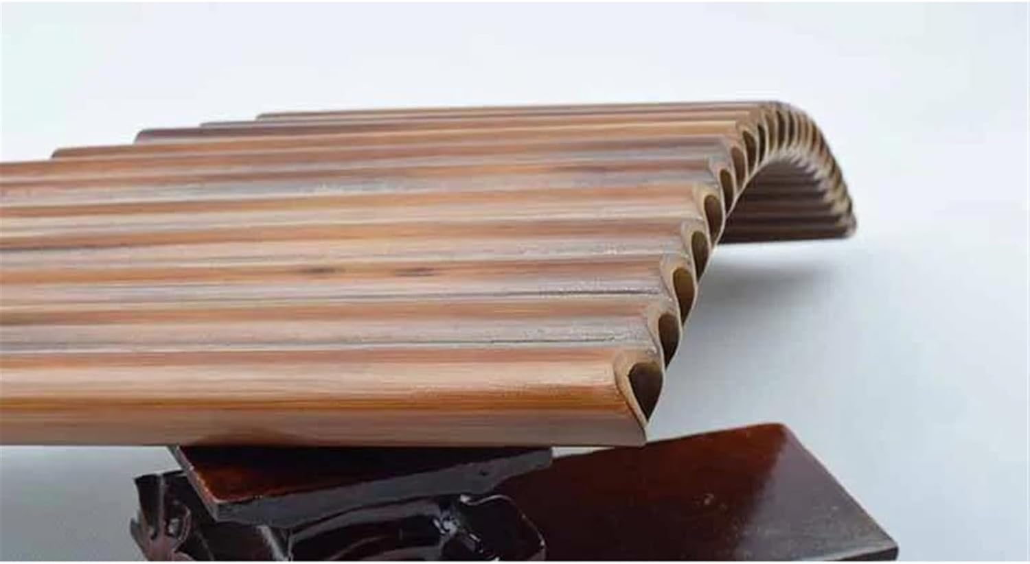 22 Tubes Pan Blowing Flute Chinese Professional Traditional Musical Woodwind Instruments (Color : C)