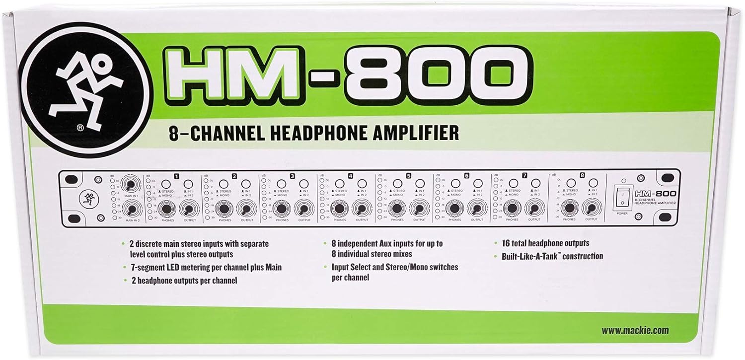 Mackie HM-800 8-Channel Headphone Amplifier