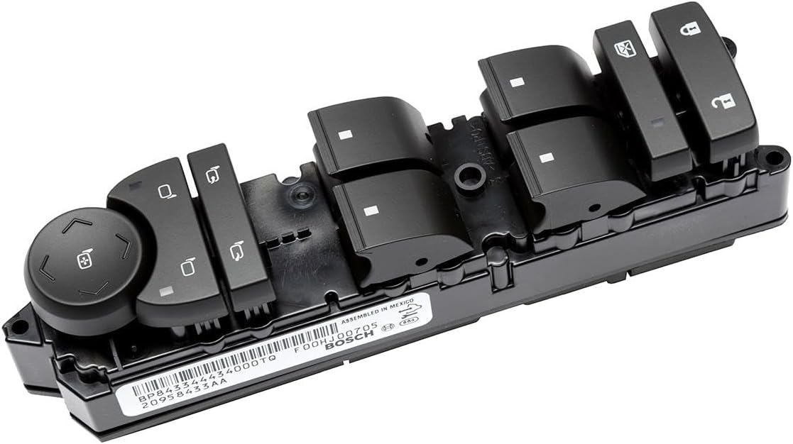 GM Genuine Parts 20958433 Driver Side Door Lock and Window Switch