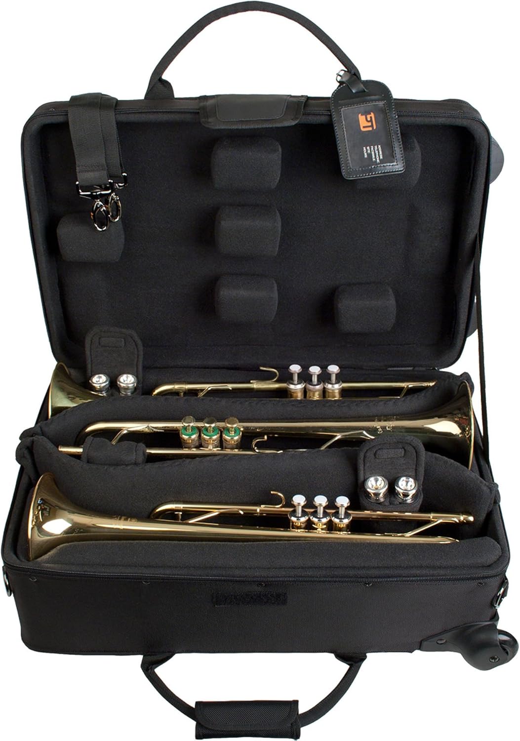 Protec IPAC TRIPLE TRUMPET CASE WITH WHEELS