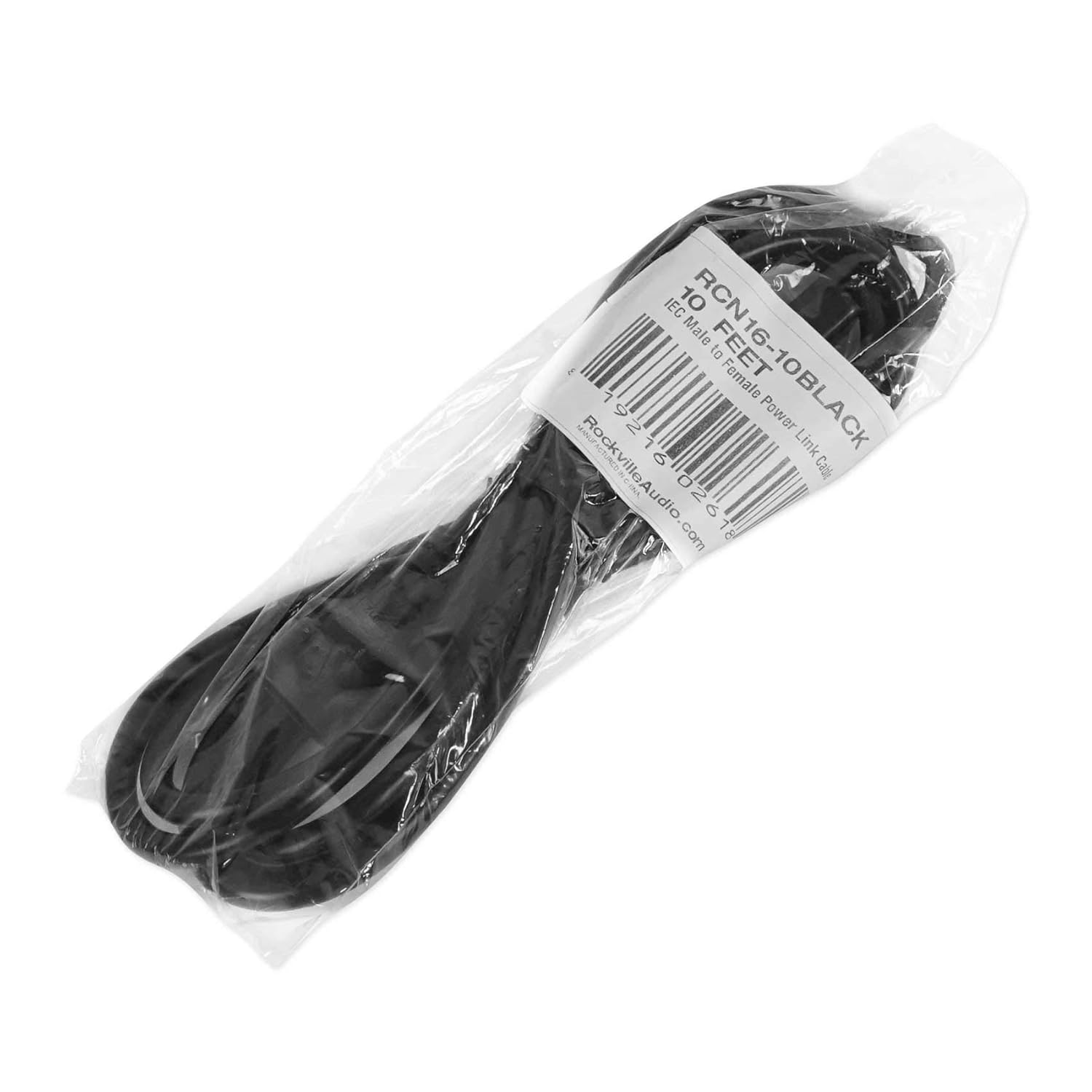Rockville (10) RCN16-10 Foot IEC Male to Female Power Link Cables for Lights