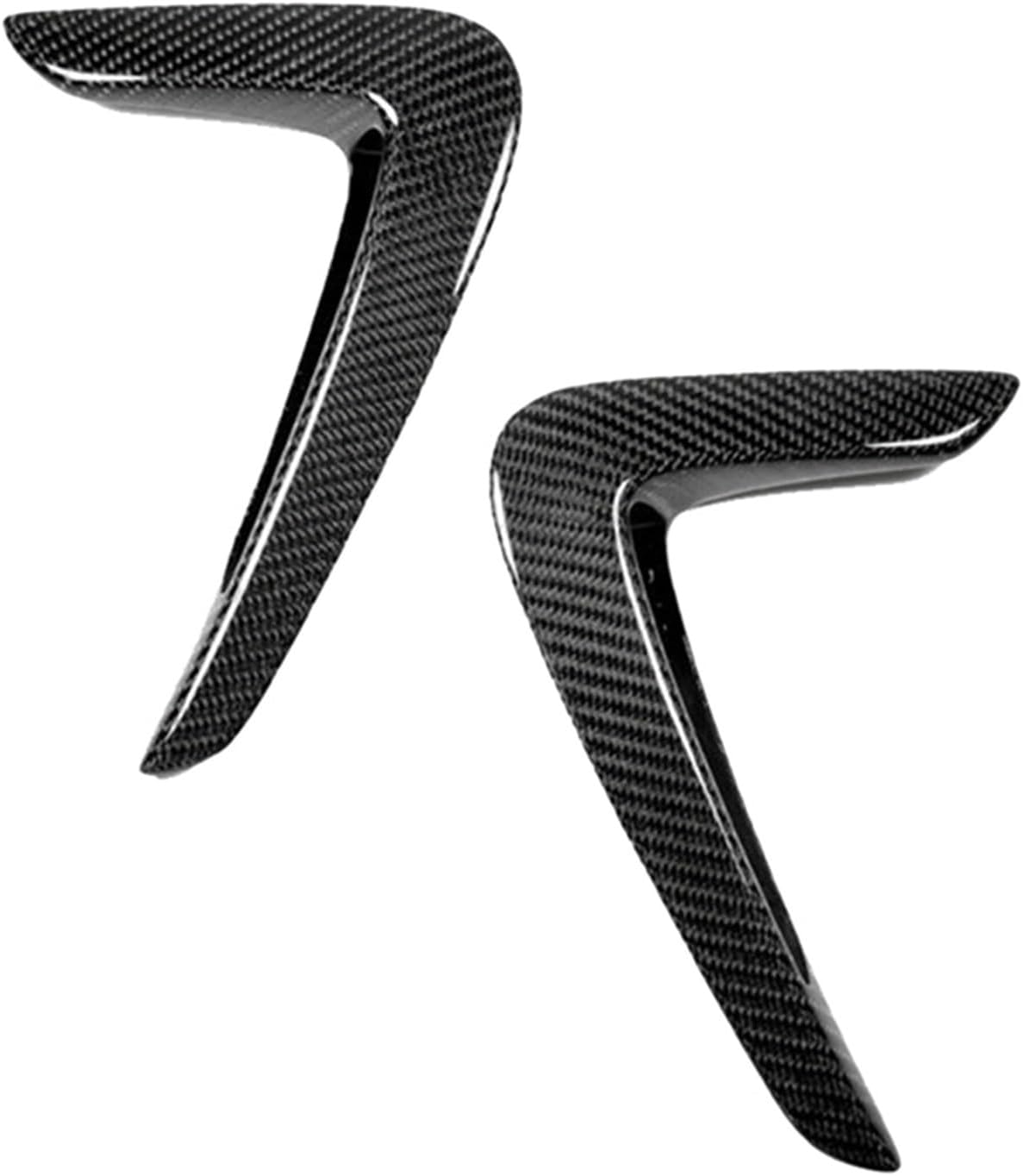 1Pair Real Carbon Fiber Car Fender Trim Air Wing Compatible For BMW F32 F33 F36 2014-2020 Side Body Air Vent Cover Intake Grille