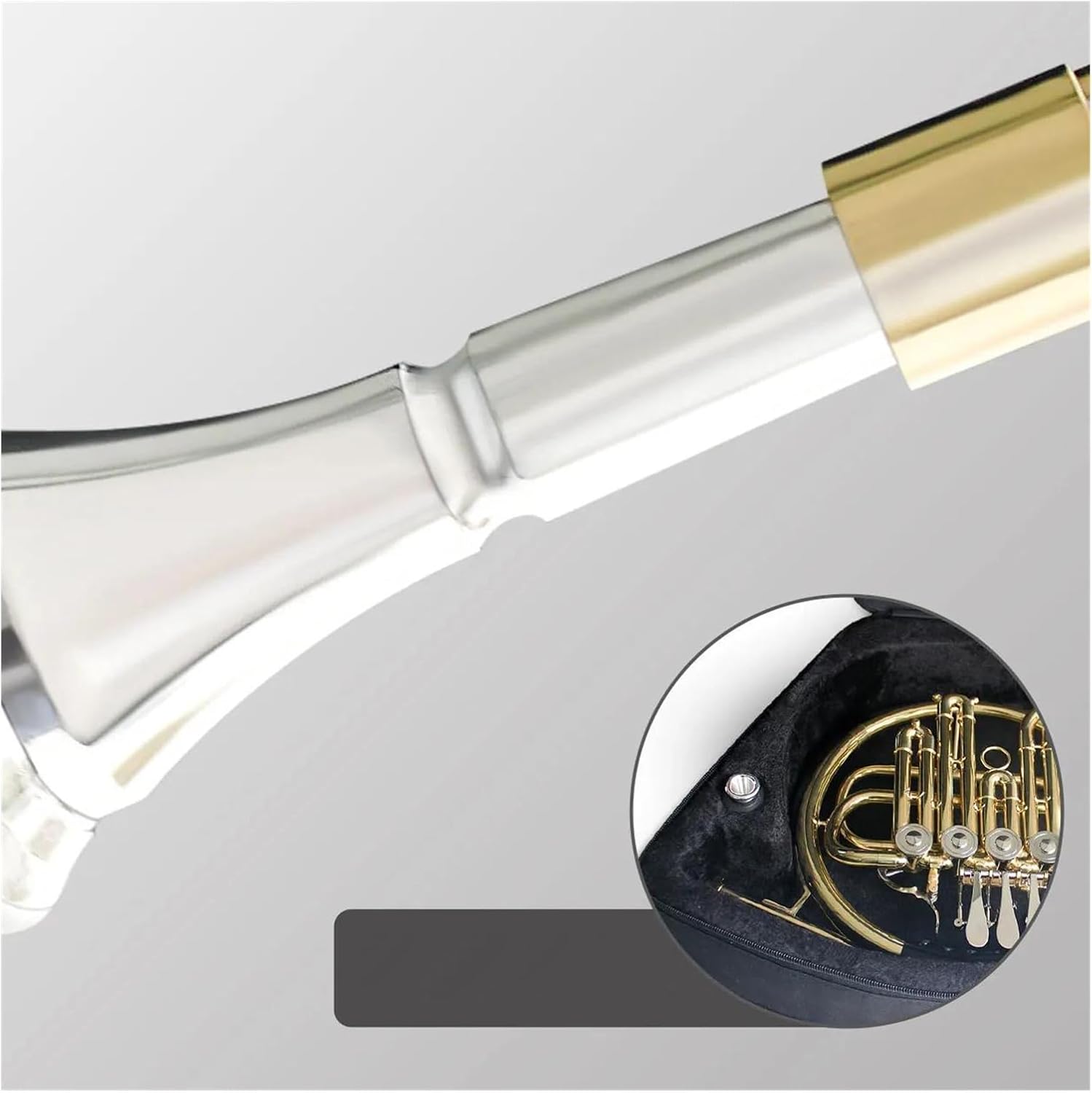 Single key B flat brass 4 keys French horn suitable for beginners