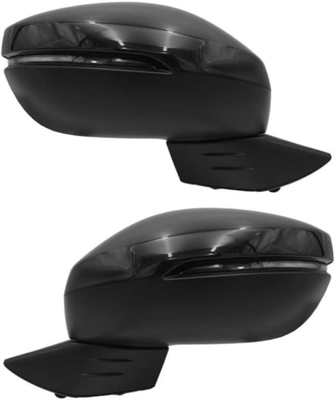 For Honda Civic 2022 2023 Door Mirror Driver And Passenger Side | Pair | Power Glass | Non-Heated | Paint To Match Cover | Replacement For HO1320350, HO1321350 | 191275910559, 191275910580