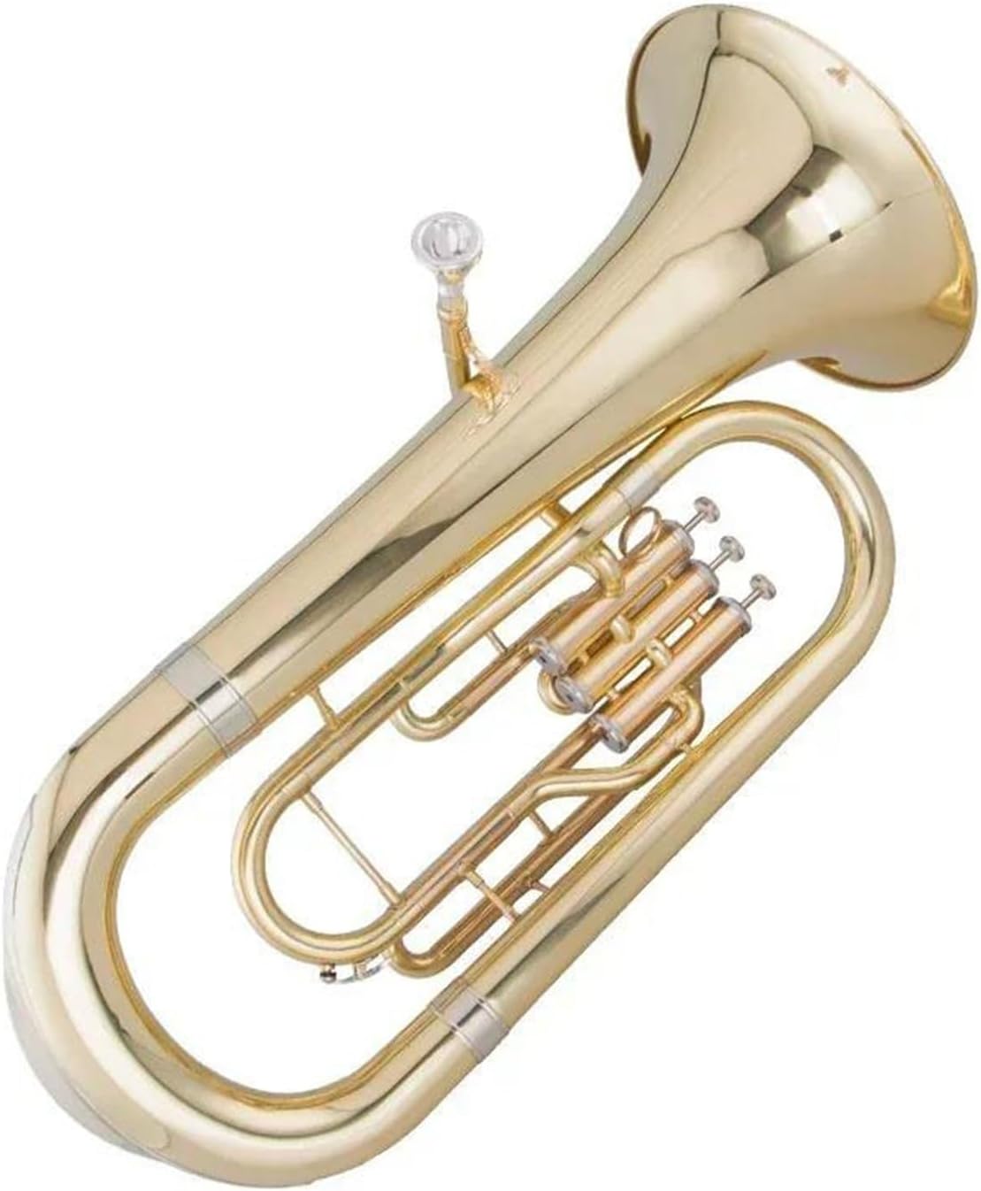 Professional Bb Tone Gold Lacquer Euphonium
