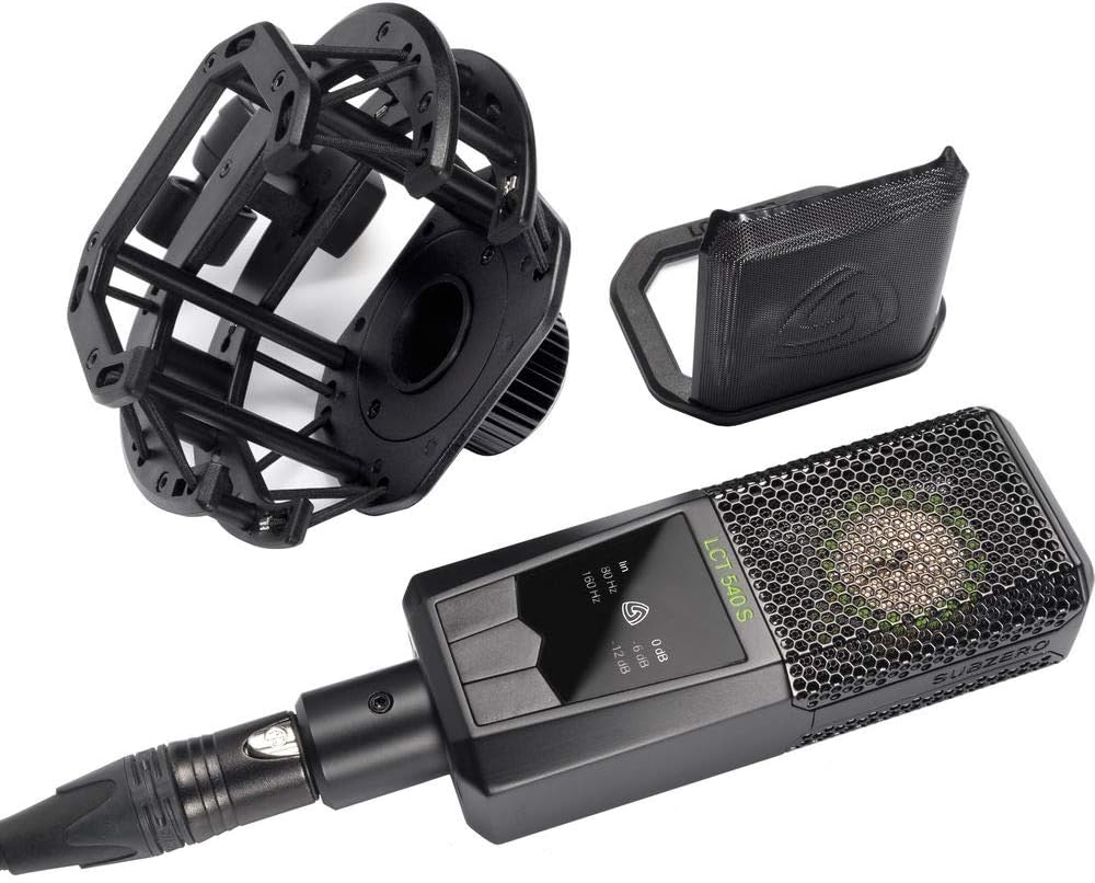 Lewitt LCT 540 Subzero Cardioid Condenser Microphone with Polsen HPC-A30 Studio Headphones & Pop Filter Bundle