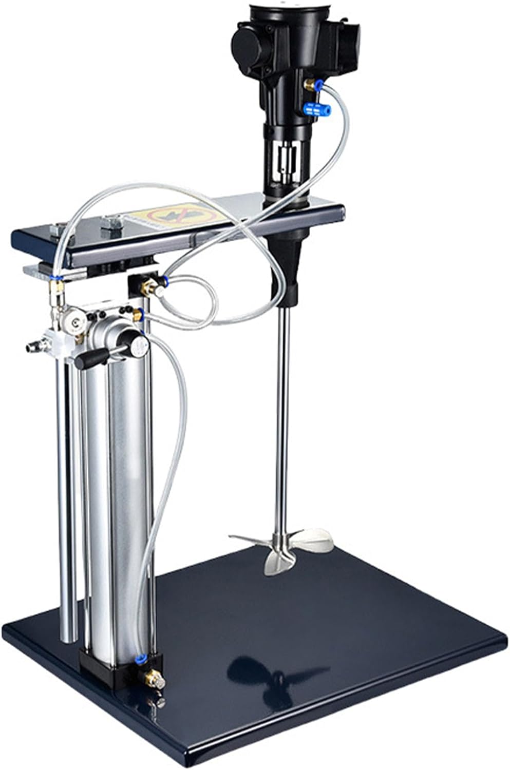 50 Gallon Pneumatic Paint Mixer 1/2HP Automatic Lifting Air Agitator Paint Mix Tool Ink Casting Stirring Machine, High Power