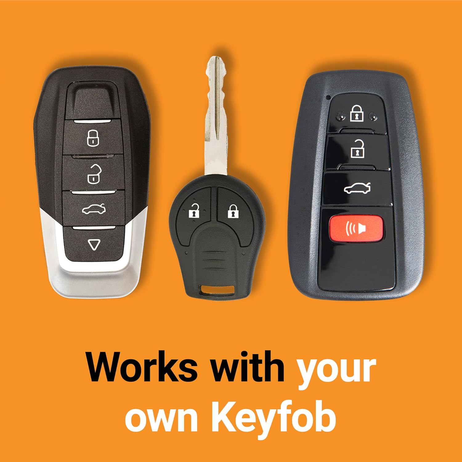 Start-X Remote Starter Kit + 3000ft 2 Way Range Extender for Dodge Challenger (2015, 2016, 2017) Vehicles with Push-to-Start Ignition