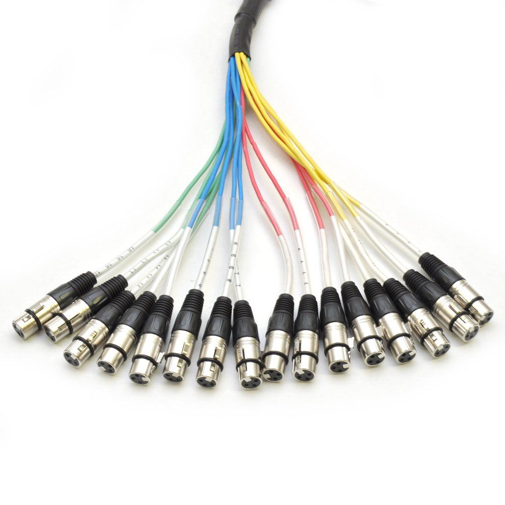 Seismic Audio - SAXT-16x5F - 16 Channel 5' XLR Female to 1/4