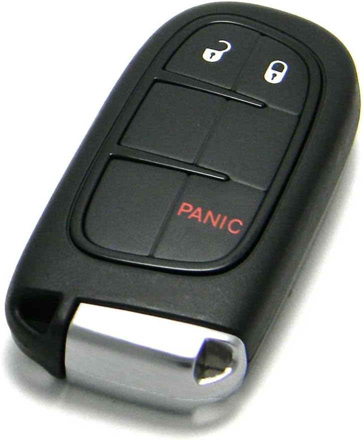 Mopar OEM 3-Button Keyless Entry Smart Proximity Remote Key Fob for 2014-2022 Jeep Cherokee (FCC ID: GQ4-54T, P/N: 68105087)