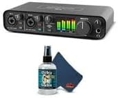 MOTU M4 4x4 USB-C Audio Interface Bundle with 6Ave Cleaning Kit