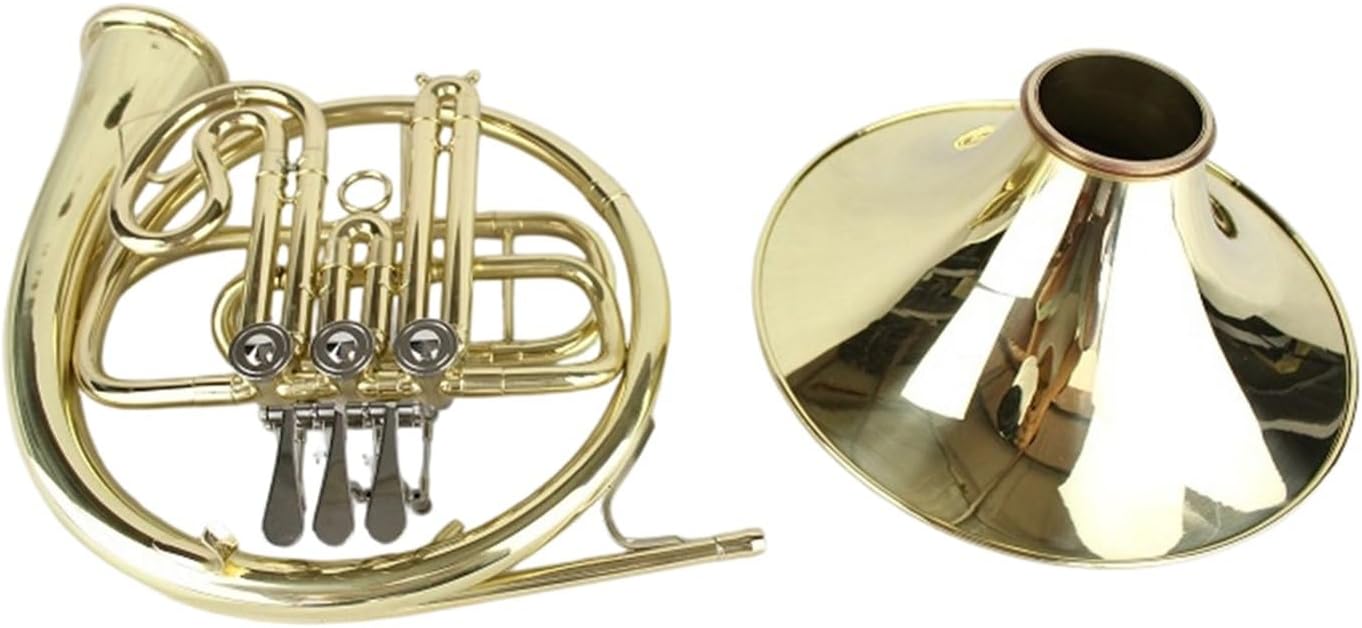 4 Key French Horn Brass Instrument Beginner B Flat Three Key French Horn Single Row Split