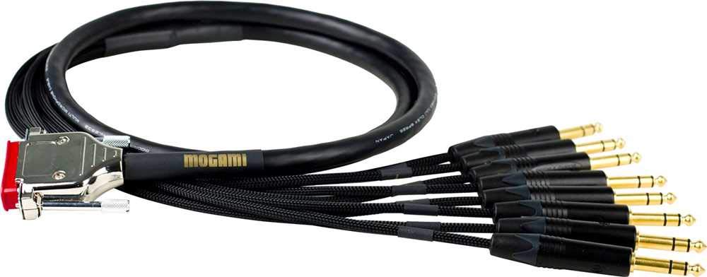 Mogami Gold DB25-TRS 8-channel Analog Interface Cable - 2'