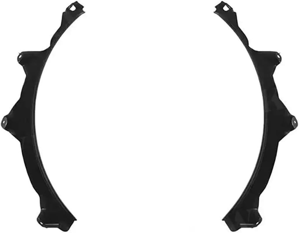 Rear Wheel Eyebrows Flares Fit for BMW 5 Series G30 G38 2017 Car Covers Trim Styling Accessories ABS Black