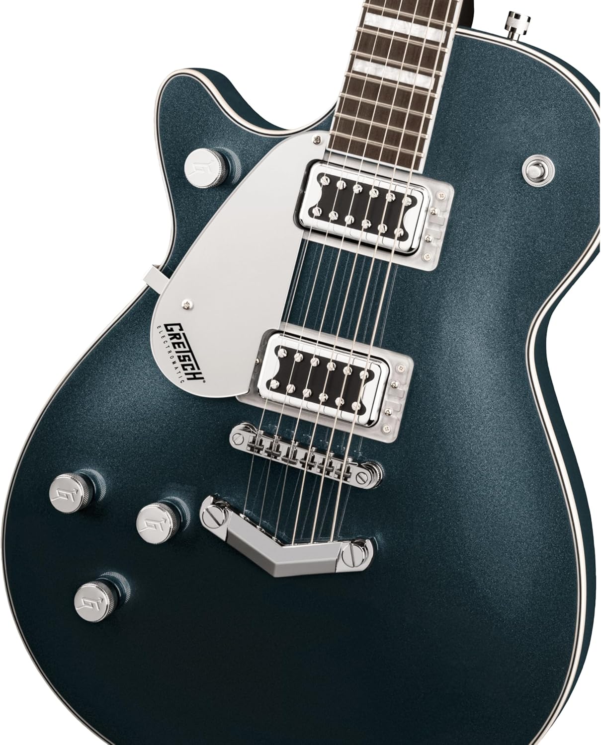 Gretsch G5220LH Electromatic Jet BT Single-Cut Electric Guitar with V-Stoptail, Laurel Fingerboard (Left-Handed, Jade Grey Metallic)