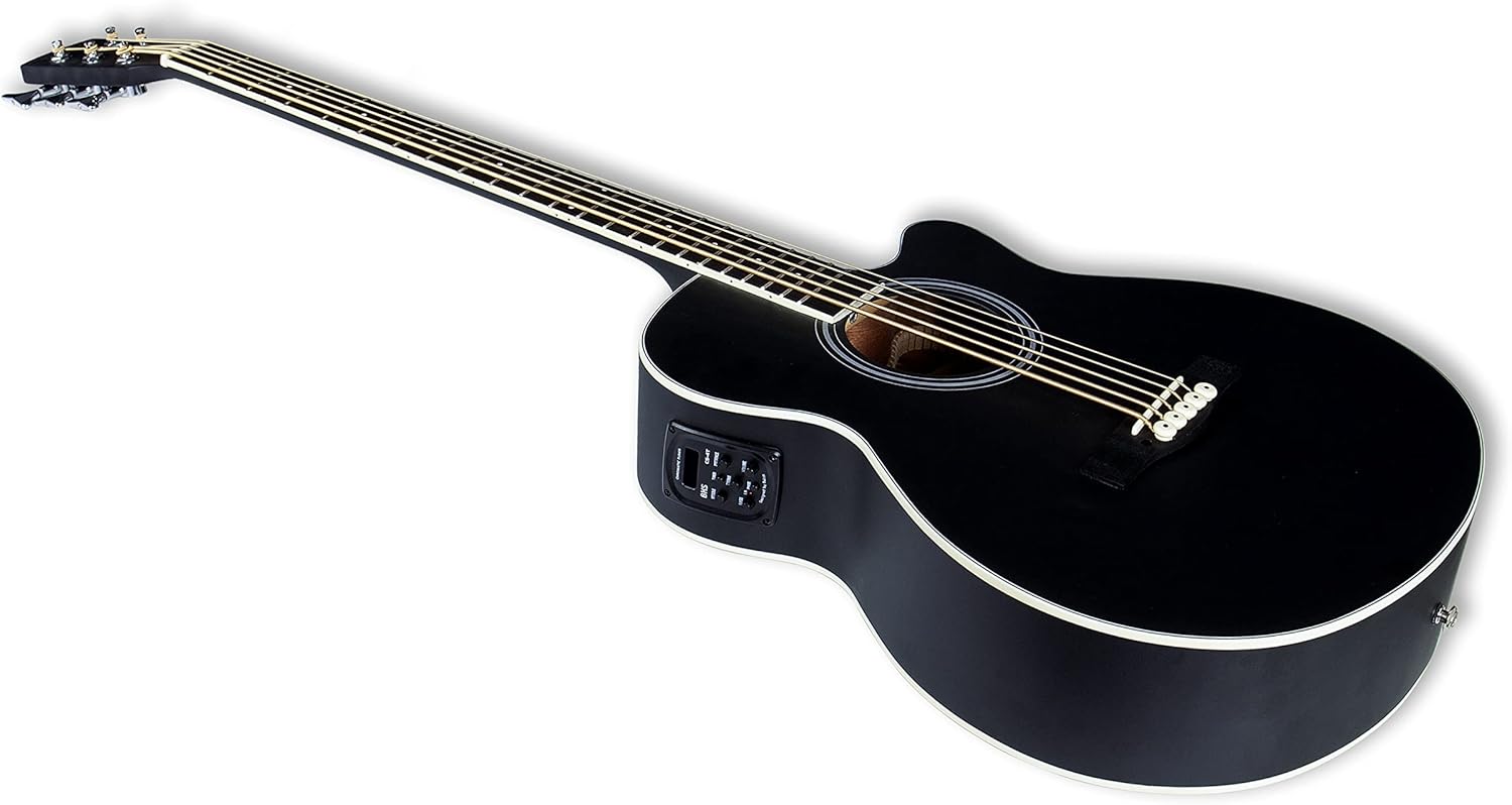 TARIO 5 String Electric Acoustic Bass spruce top Mahogany back & sides (Fretted)