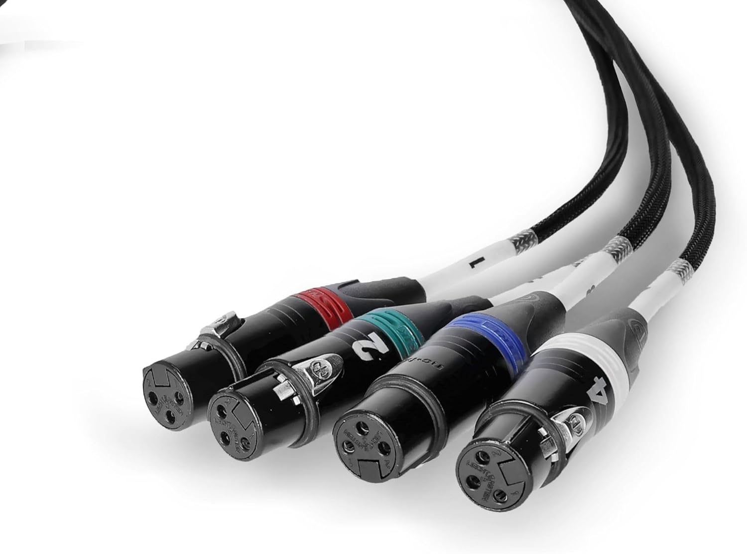 Palmer AoC Loom XLRf Audio Over Cat multicore Adapter Cable from etherCON to 4 x XLR Female