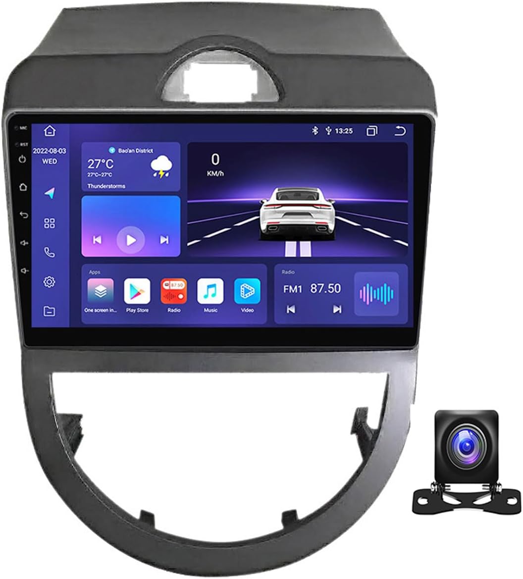 9 Inch Touch Screen Car Stereo with Navigation Compatible with KIA Soul 2010~2013 Android Car Radio Compatible with Carplay Android Auto Radio FM RDS DSP SWC 4G,M800S 8G+256G