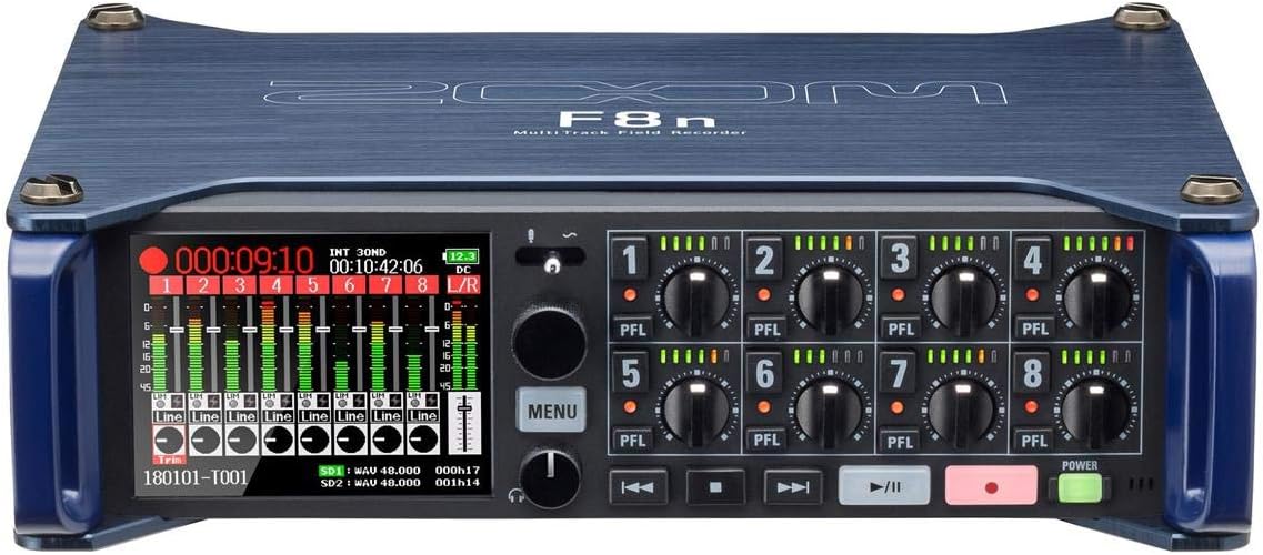 Zoom F8n MultiTrack Field Recorder