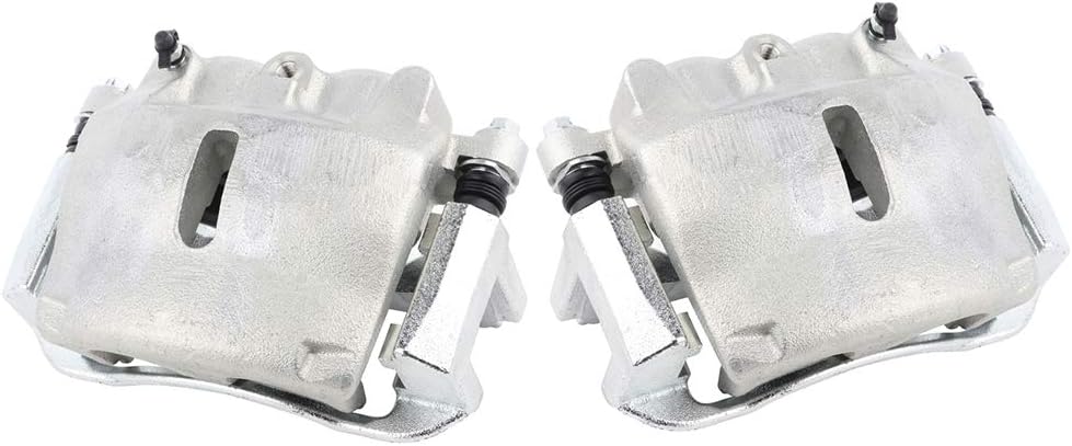 SCITOO Front Left+Right Brake Calipers With Bracket 18-B4974 18-B4975 Compatible For Ford For F-150 2005-2009 For Lincoln Mark LT 2006-2008