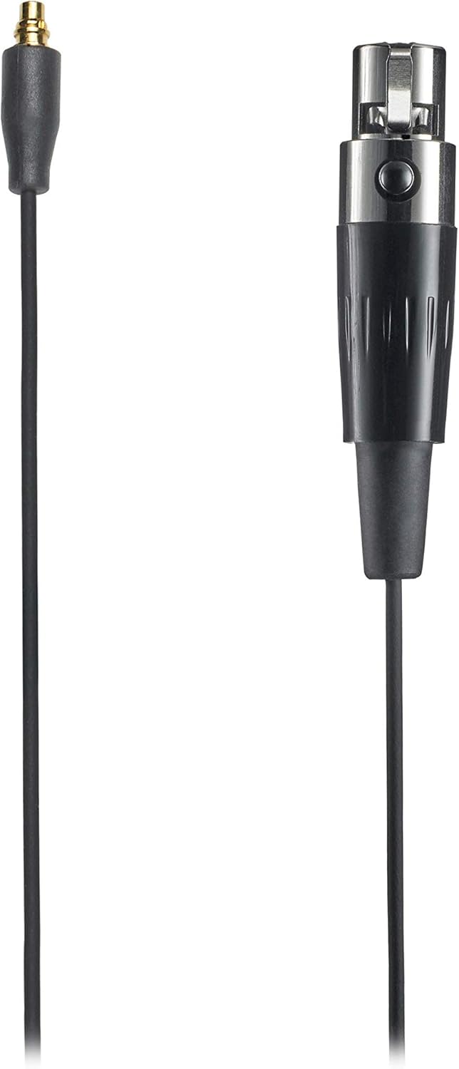 Audio-Technica BPCB-cT4 Headworn Wireless Microphone Cable, TA4F Connector, Black