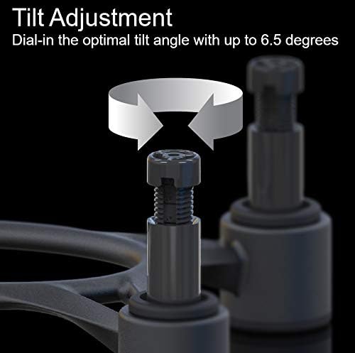 IsoAcoustics Aperta Series Isolation Speaker Stands with Tilt Adjustment: Aperta300 (11.8