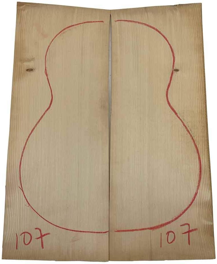 Dreadnought/Steel String Guitar Tops, Best Luthier Tonewood Collection for Guitar Tops Wood (European Spruce Dreadnought/Steel String)