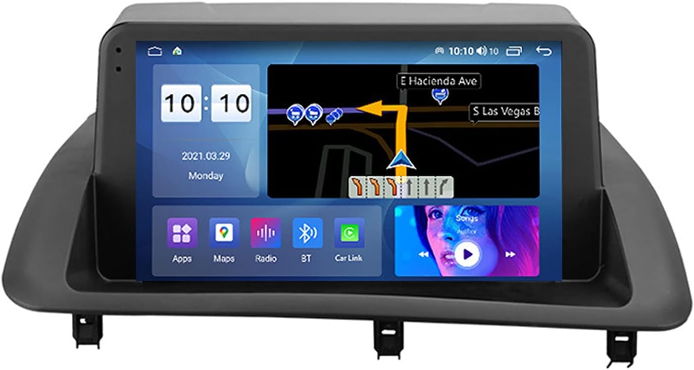 2 Din Bluetooth Car Radio 9'' Touch Screen Car Stereo FM/AM Radio Receiver with WiFi USB/AUX-in Backup Camera Steering Wheel Control for Lexus CT200 Ct200h 2010-2018