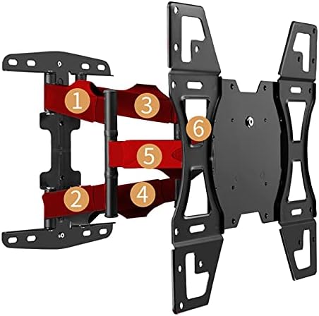 TV Wall BracketTV Mount Six-arm Multifunctional TV Stand Full Motion TV Wall Mount Bracket Swivels Tilts Extension for Most 26-65 Inch TVs, Max 400x400mm Up to 99lbs TV Bracket