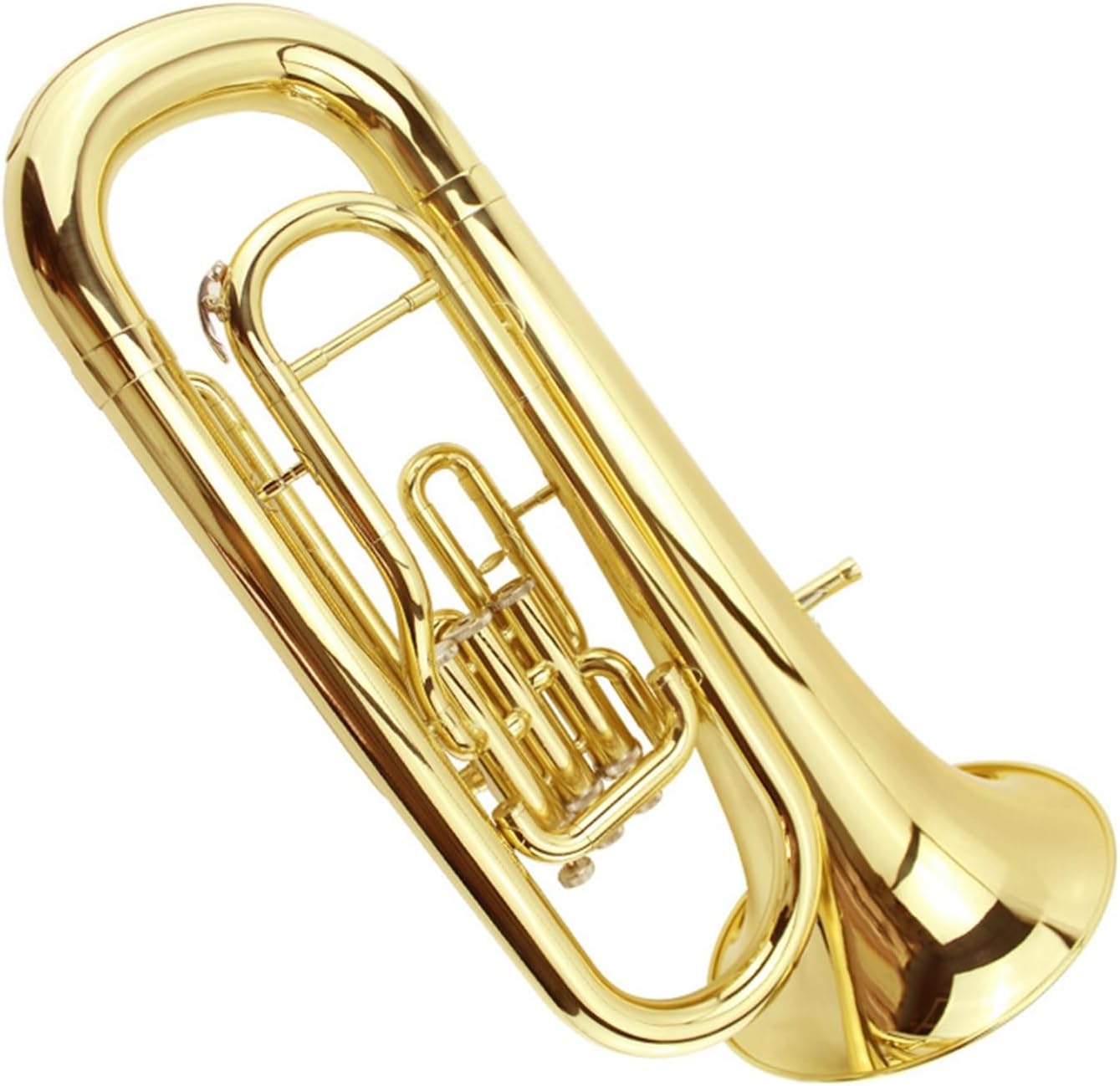 B Flat Major Euphonium Three Key Beginner Practice Instrument Euphonium All-brass Instrument