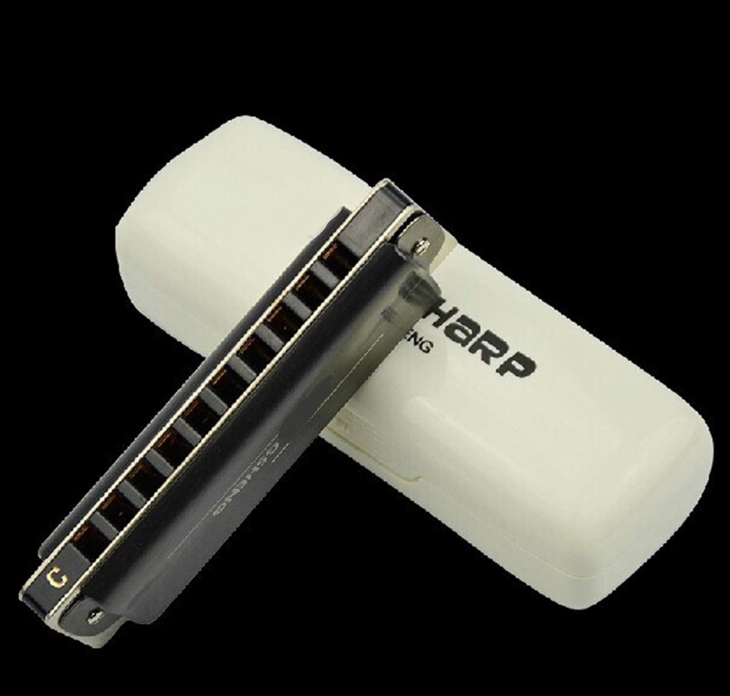 SUOFEILAIMU 10 Holes Blues Harmonica Diatonic Scale Mouth Organ C Key Playing Harp Woodwind Instrument Gaita