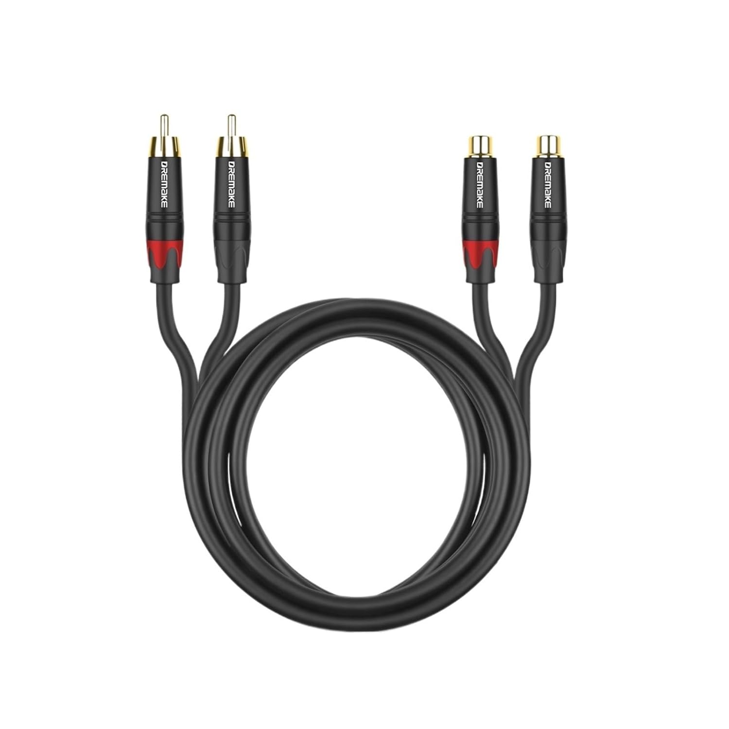 RCA Extension Cable 2 RCA Male to 2 RCA Female Stereo Audio Cable Adapter for Stereo Receiver Speaker Amplifier(8m)