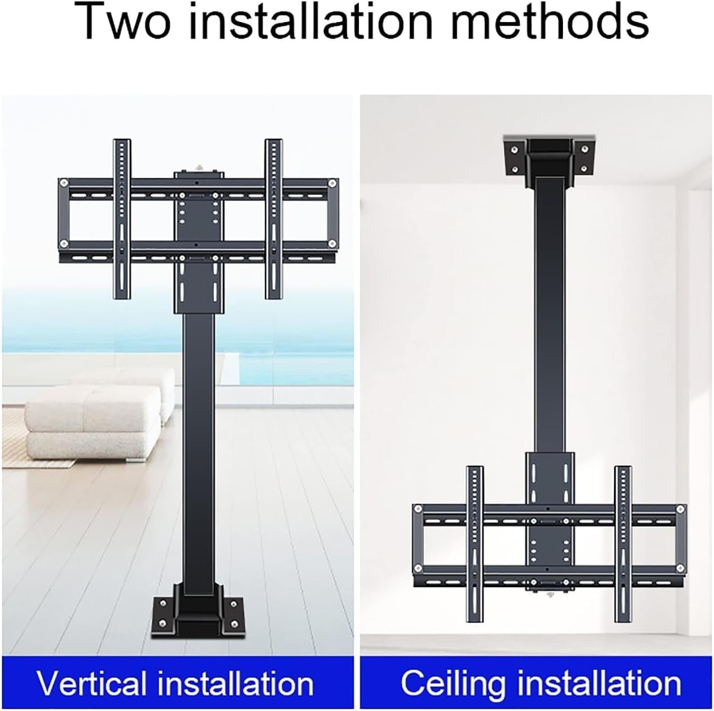 TV Wall Bracket, TV Wall Mount, Motorized Ceiling TV Mount, Monitor Bracket, Electric TV Lift with Remote Control and Memory Setting