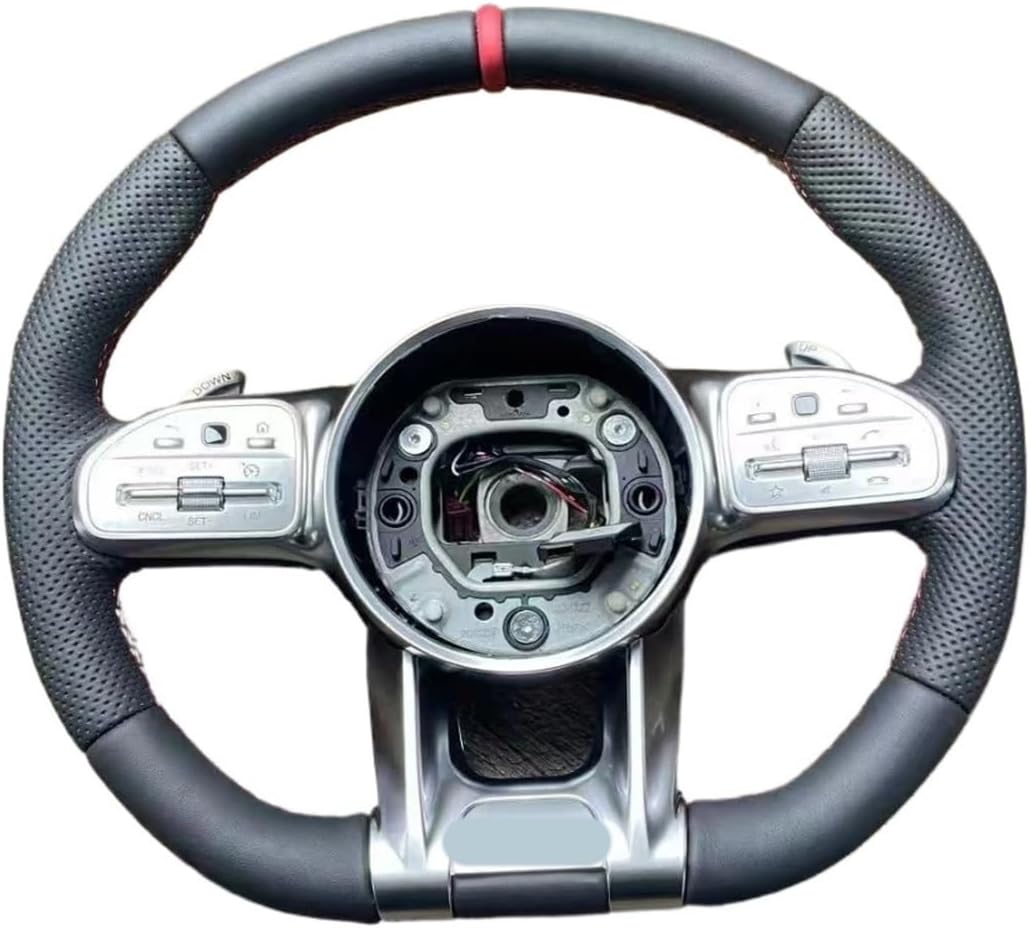 Car Steering Wheel Suitable Compatible For Benz S W221 Leather Material Car Accessories Auto Electronics