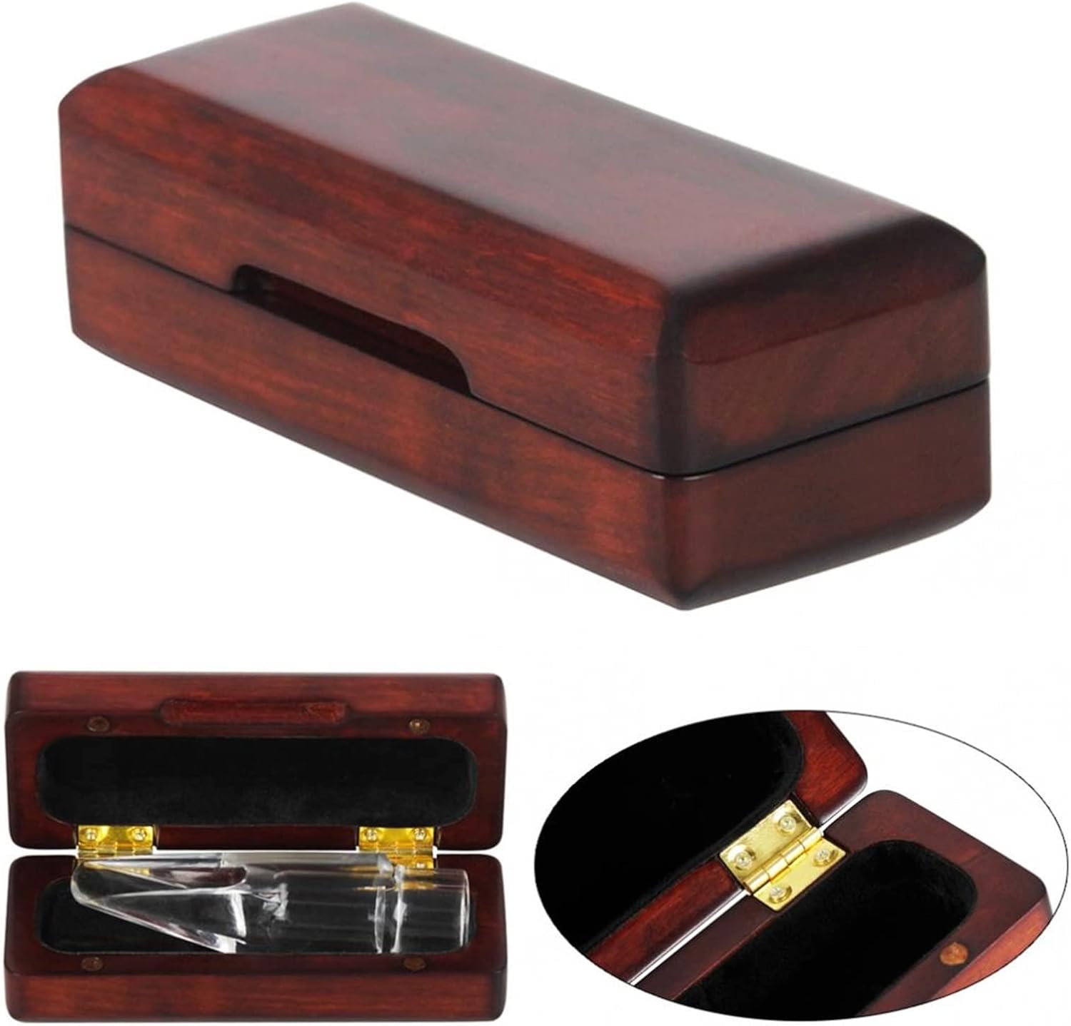 Saxophone Parts Rosewood Saxophone Clarinet Mouth Mouth Protection Box Lining Fluffy Musical Instrument Accessories