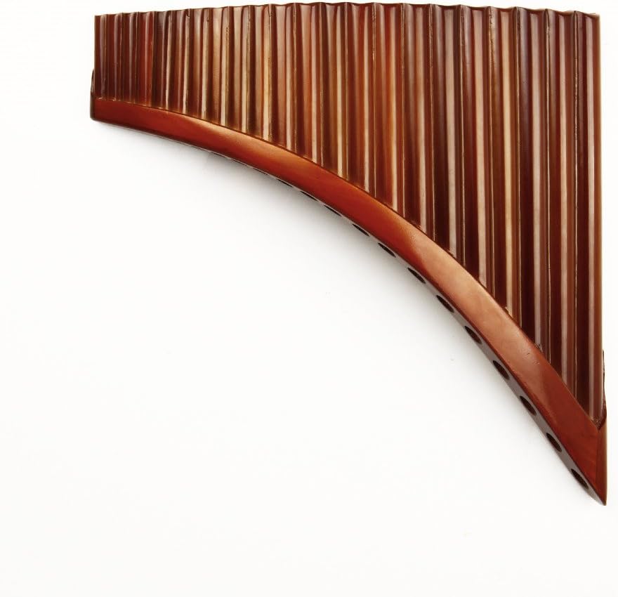 Chinese G Key Pan Flute 22 Pipes Chinese Traditional Musical Instrument Pan Pipes in Left Hand
