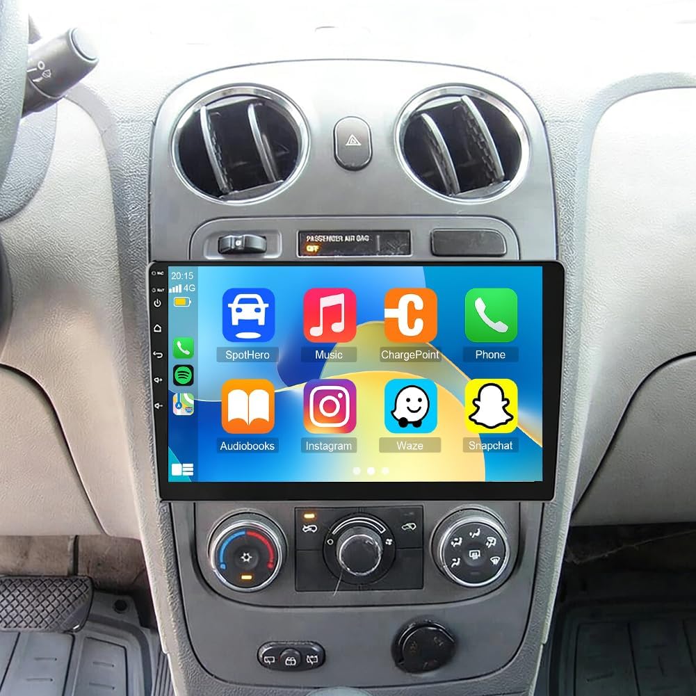 10.1 Inch IPS Touchscreen Android 13 Car Stereo for Chevrolet HHR 2006 2007 2008 2009 2010 2011 with Wireless CarPlay & Android Auto Car Radio,Support WiFi 6, Bluetooth 5.4, Backup Camera, SWC